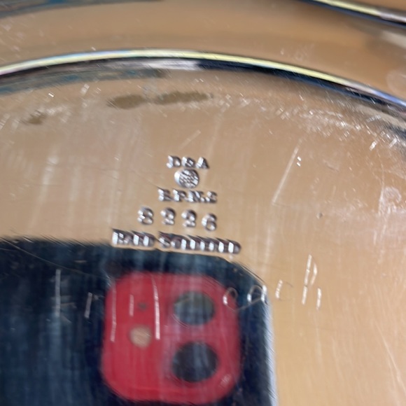 Antique Daniel & Arter of Birmingham England Silver Tray - Picture 5 of 6